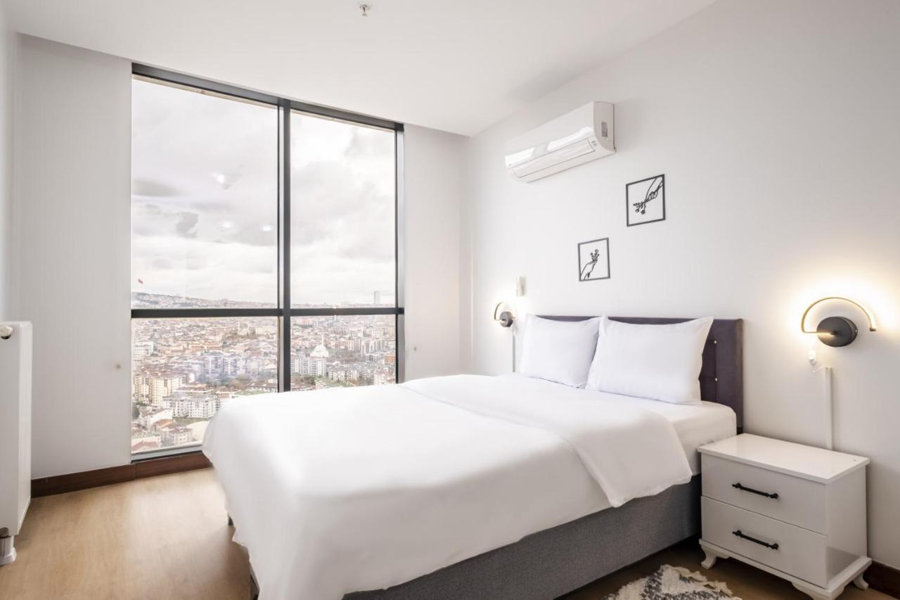 Charming Flat With City View In Atasehir Istambul Exterior foto